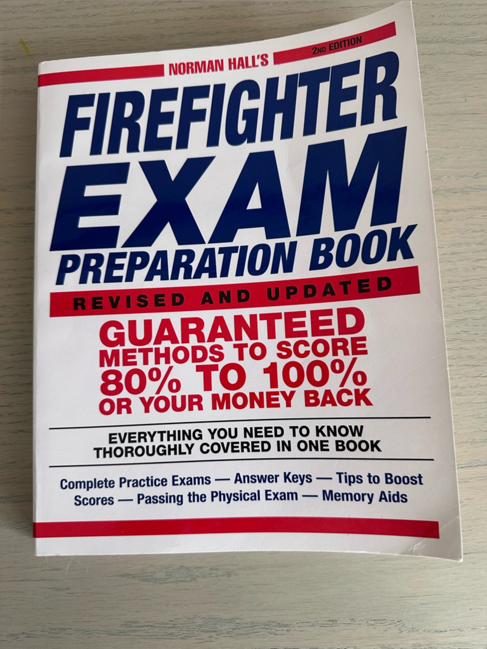 Firefighter Exam Preparation Book, 2nd Edition- Norman Hall
